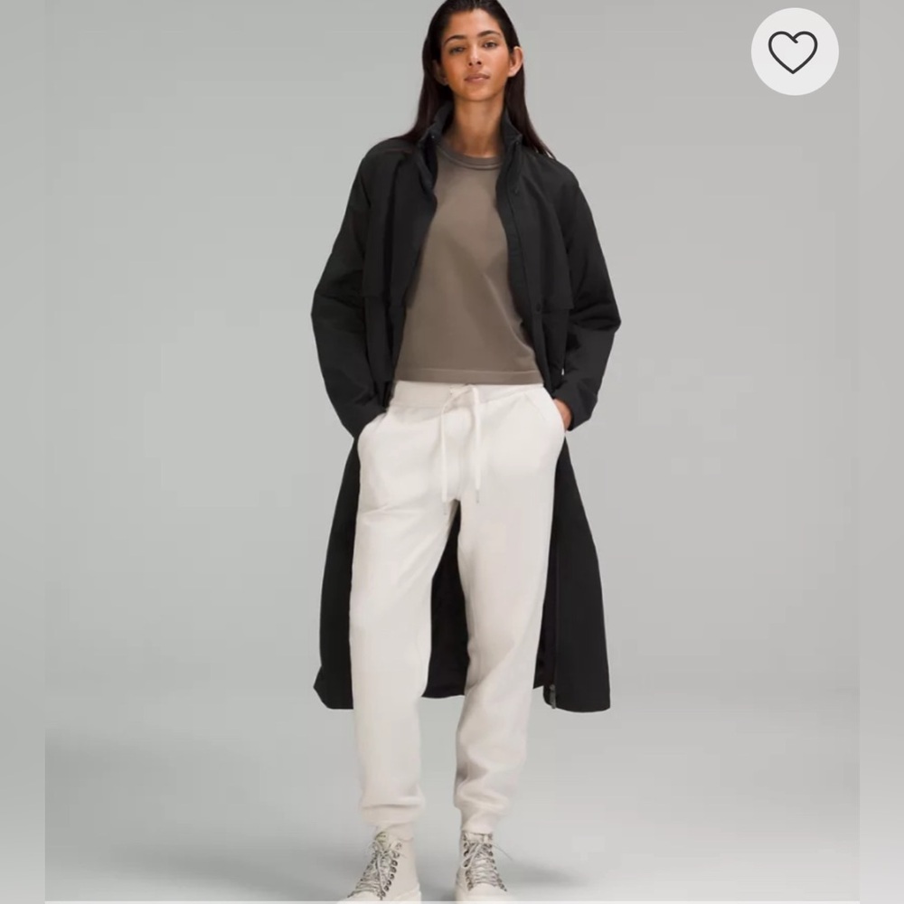 Black raincoat